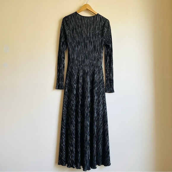 Rotate Birgen Christensen Number 7 Pleat Dress in Black - Plissée - Picture 12 of 16